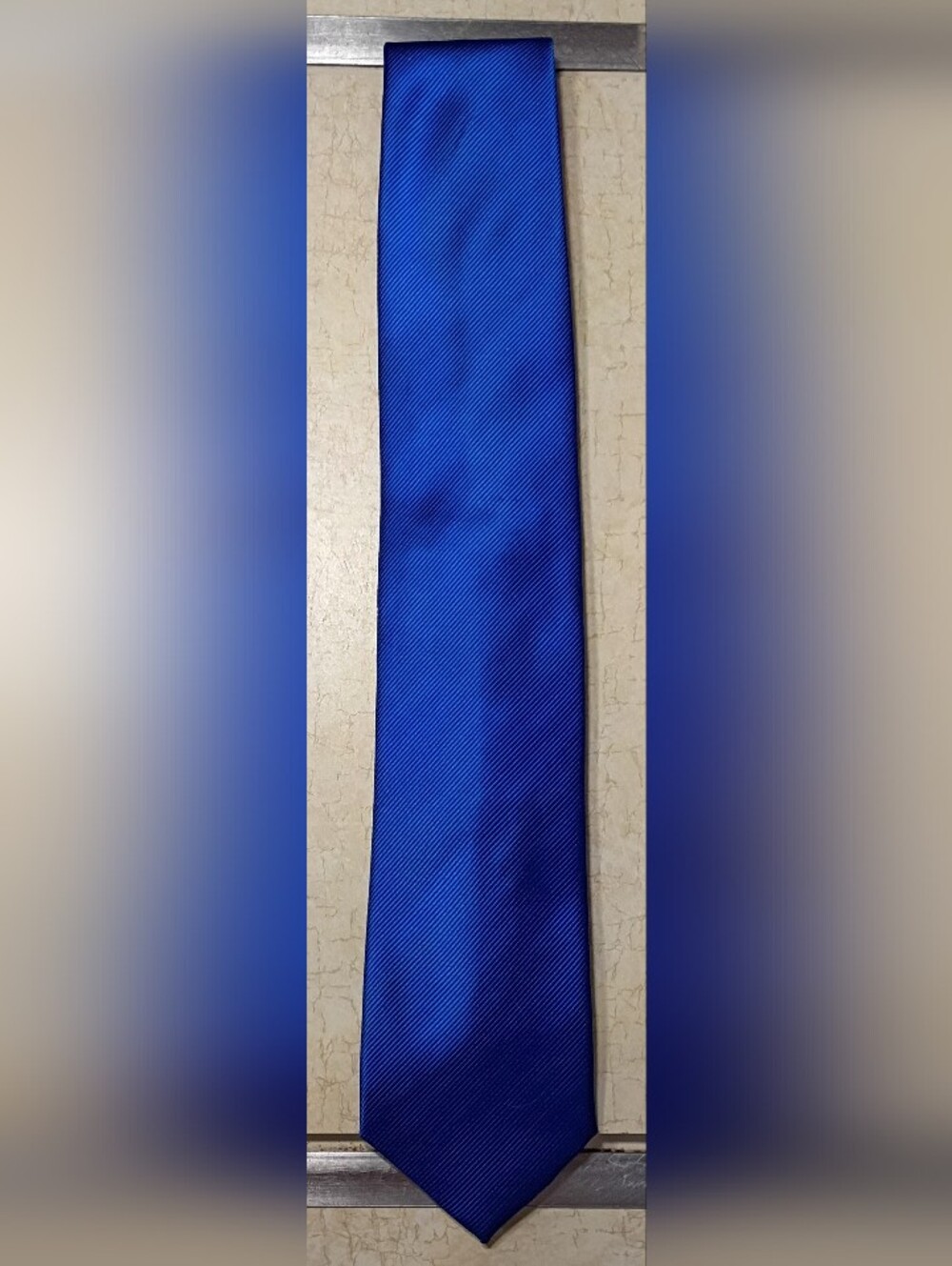 Men's Solid Cobalt Blue Tie — Sleek Formal Accessory